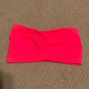 NWOT Deliah’s Bandeau Bralette Bright Pink OS
